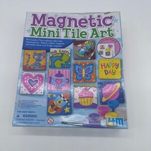 DIY Mini Tile Fridge Magnet Arts and Crafts Kit Gifts for Kids Girls Boys Ages 8